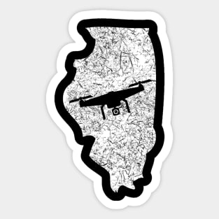 Illinois Drone Pilot Sticker